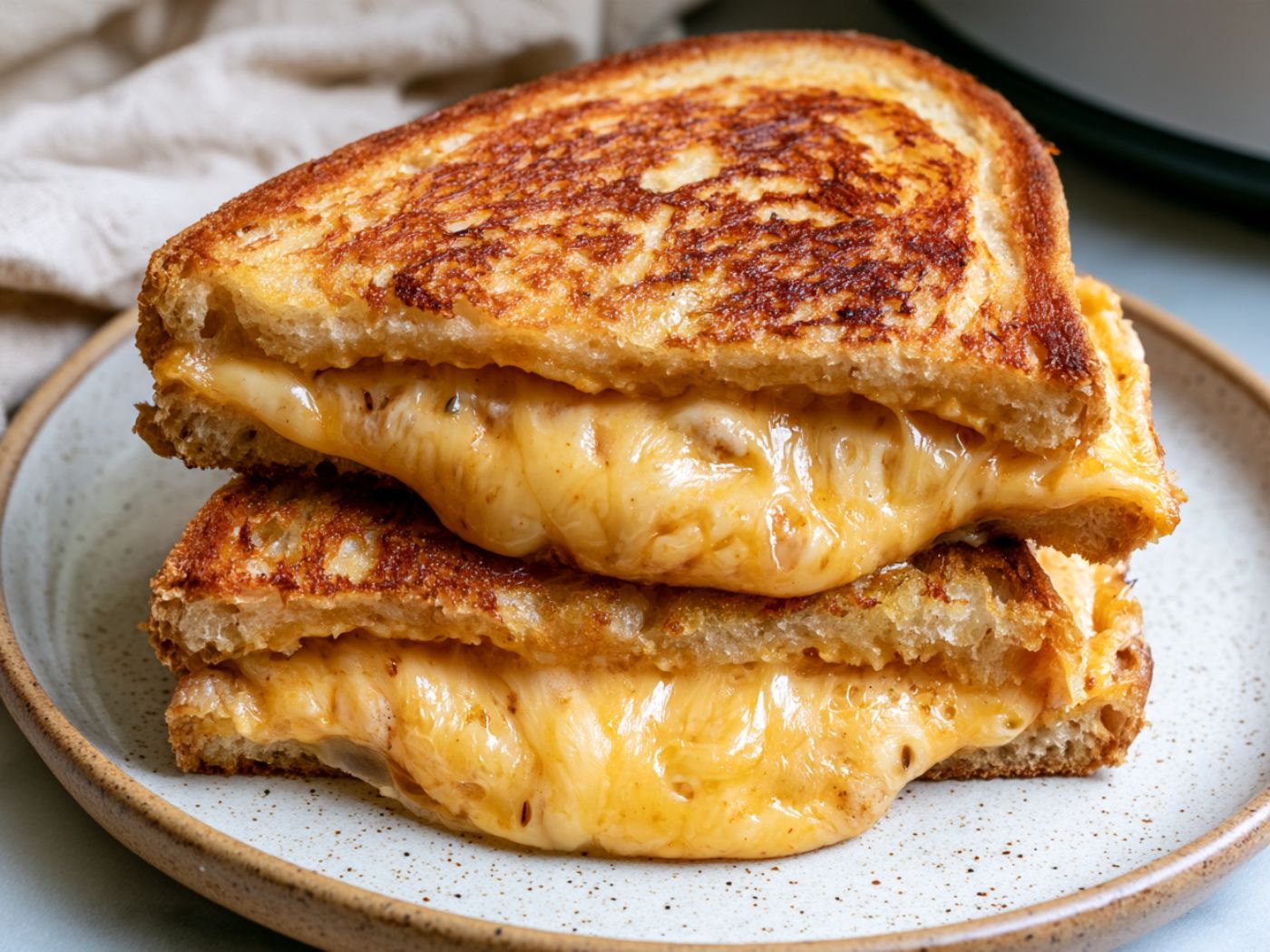 8-Minute Air Fryer Grilled Cheese