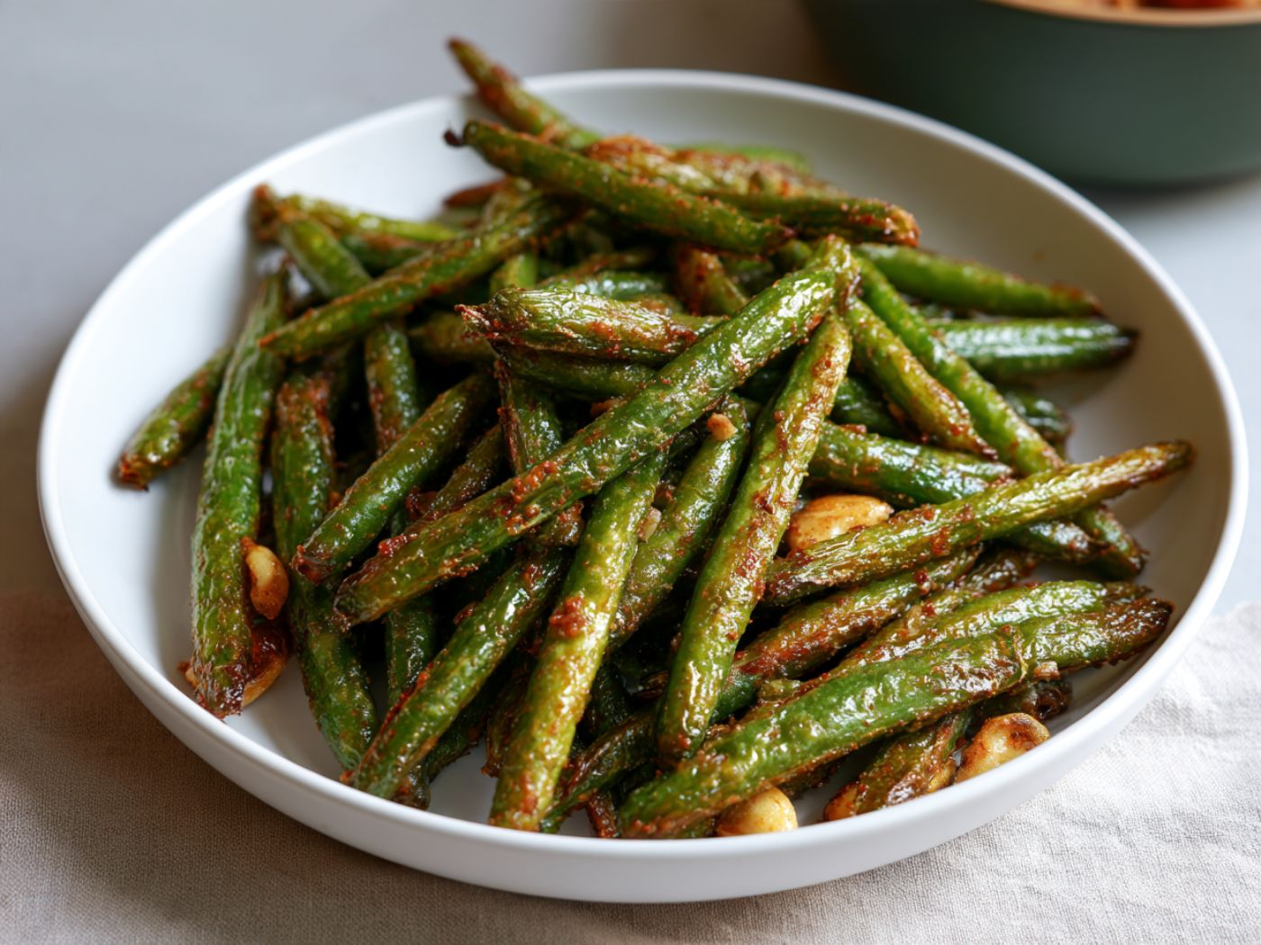 Crispy Green Beans with Garlic