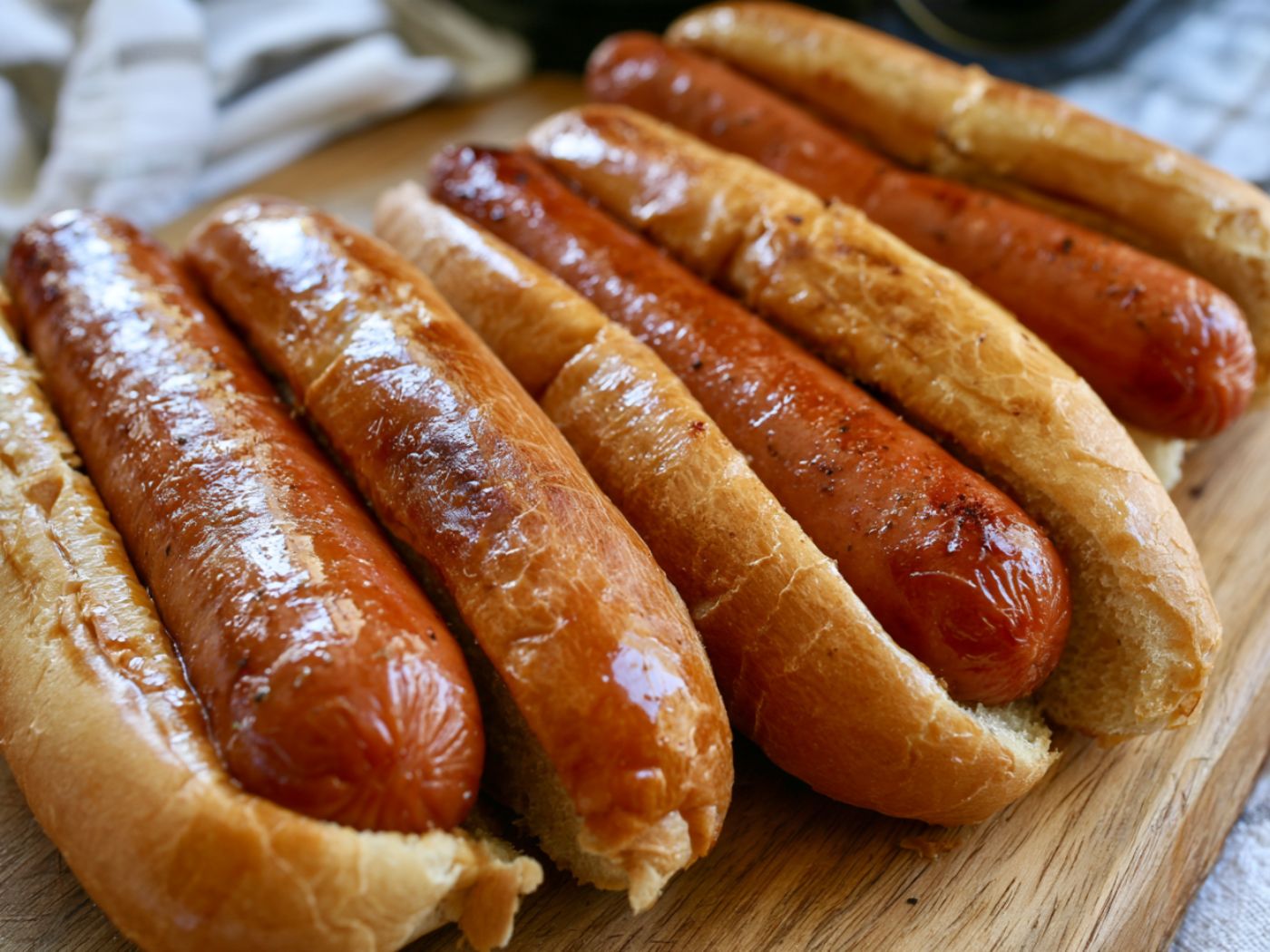 Split-Top Air Fryer Hot Dogs