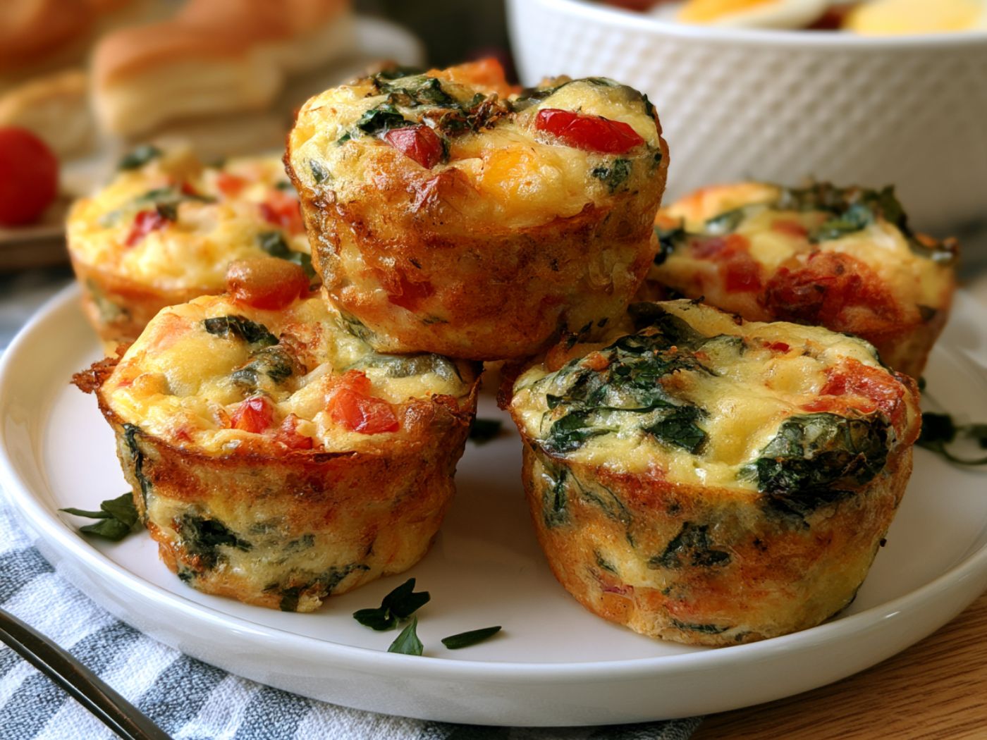 Air Fryer Breakfast Frittata Muffins