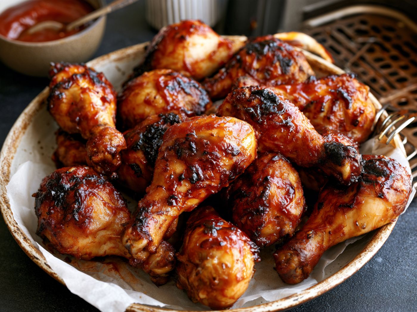 Sticky BBQ Chicken Drumsticks